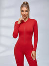Backless Zipper Hollow Out Scrunch Bum Jumpsuit
