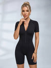 Sexy Zipper Booty Romper