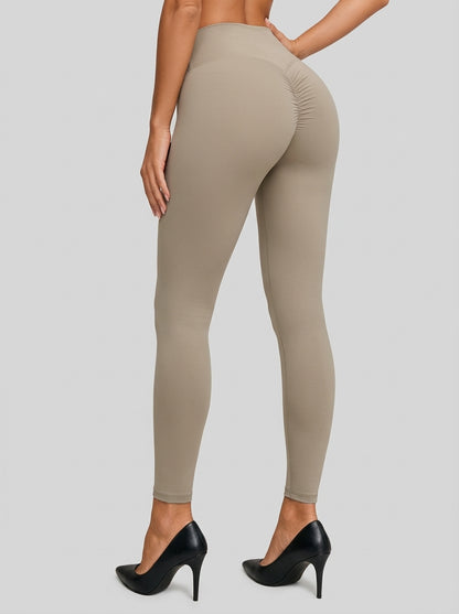 ZASUWA Damen Scrunch Bum High-Rise Leggings