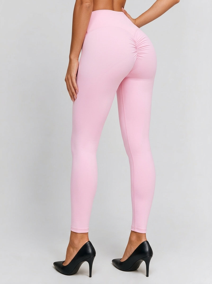 ZASUWA Damen Scrunch Bum High-Rise Leggings