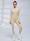 Sexy Zipper Fleece Jumpsuit