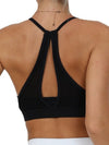 U Collar Hollow Out Beautify Back Sports Bras