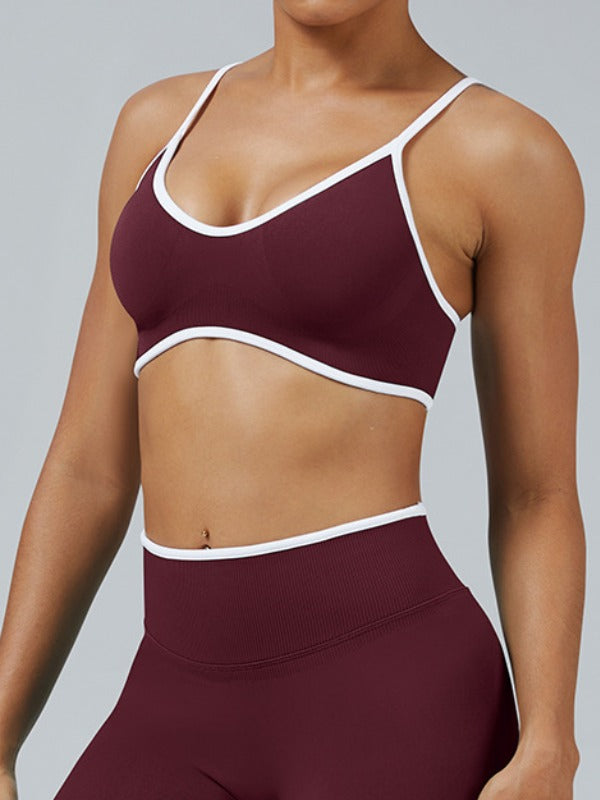 Stripes Seamless Sports Bras