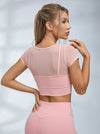Sexy Sheer Mesh Bow-knot Short Sleeves