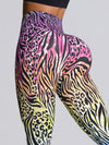 ZASUWA Female Leopard Print Seamless Leggings