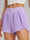 ZASUWA Female Pleated Pocket Quick Dry 2 in 1 Tennis Shorts