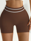 ZASUWA Female Stripes Seamless Booty Shorts