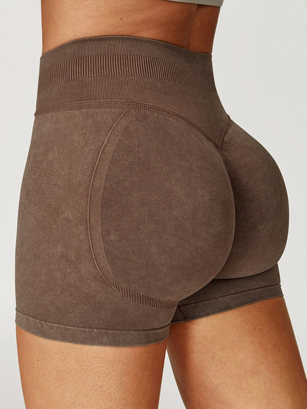 Denim Scrunch Bum High-rise Shorts