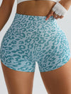 ZASUWA Female Leopard Print Seamless Booty Shorts