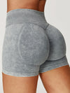 ZASUWA Female Denim Scrunch Bum High-rise Leggings