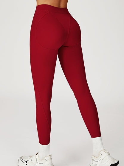 Push-up-Leggings mit hoher Taille