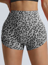 ZASUWA Female Leopard Print Seamless Booty Shorts