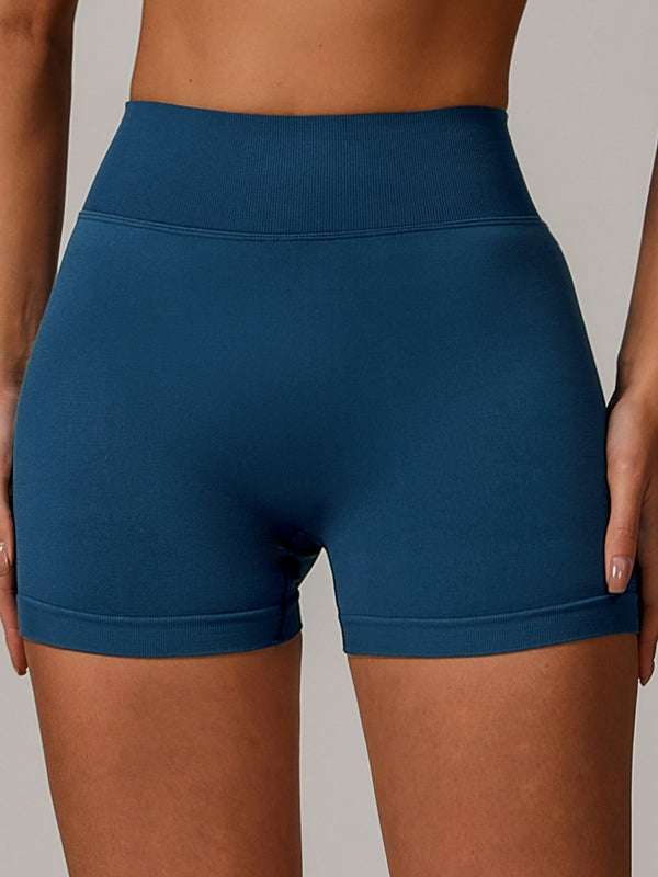 Sexy Deep V Back Scrunch Bum Shorts