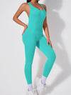 ZASUWA Female Cross Back Scrunch Bum Jumpsuit