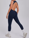 ZASUWA Female Backless Scrunch Bum Jumpsuit
