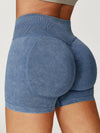 ZASUWA Female Denim Scrunch Bum High-rise Leggings