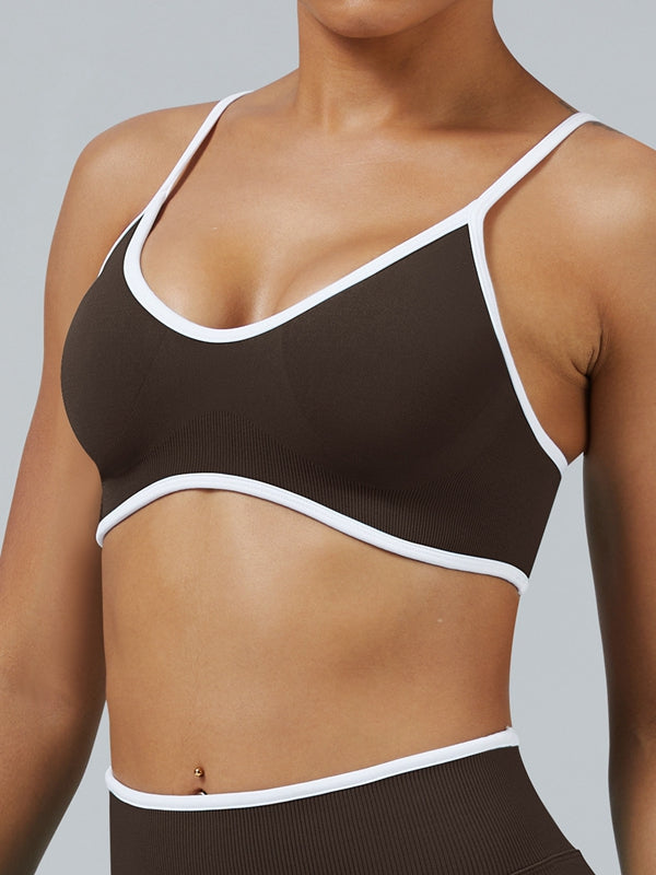 Stripes Seamless High-rise Leggings