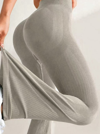 Ribbed Flare Leggings