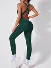 ZASUWA Female Cross Back Scrunch Bum Jumpsuit