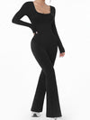 ZASUWA Female Long Sleeves Flare Jumpsuit