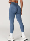 ZASUWA Female Denim Scrunch Bum High-rise Leggings