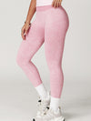 ZASUWA Female Denim Scrunch Bum High-rise Leggings
