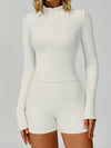 ZASUWA Female Ribbed Short Traksuit