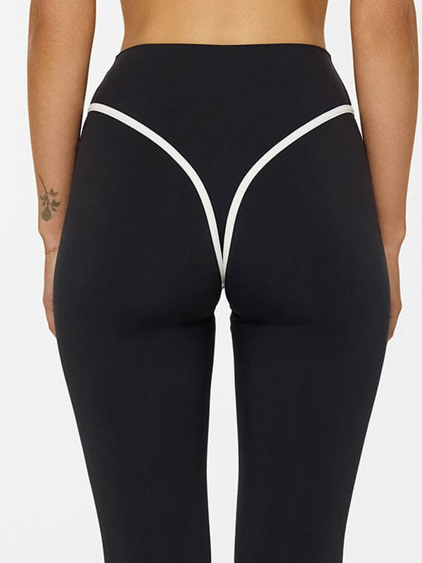 Stripes Push-Up High-rise Leggings