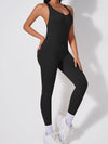 ZASUWA Female Cross Back Scrunch Bum Jumpsuit