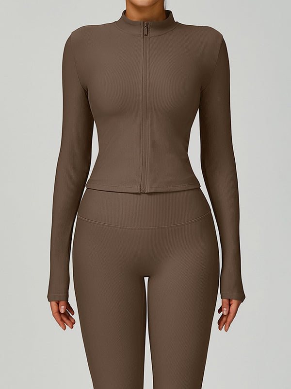Ribbed 3-Pieces Short Traksuit