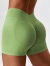 ZASUWA Female Sexy Deep V Back Scrunch Bum Shorts