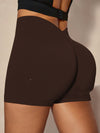 ZASUWA Female Super Deep V Back Seamless Shorts