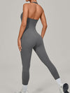 ZASUWA Female Backless Halter Jumpsuit