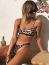 ZASUWA Female Sexy Leopard Print Bikini Set