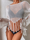 ZASUWA Female Sexy Fishnet Without Bikini Set Swimwear Cover-up