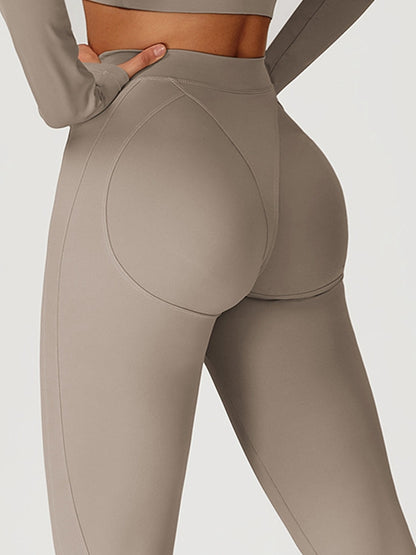 Push-up-Leggings mit hoher Taille