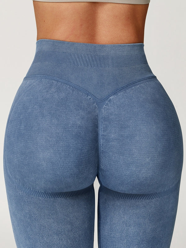 Denim Scrunch Bum High-rise Shorts