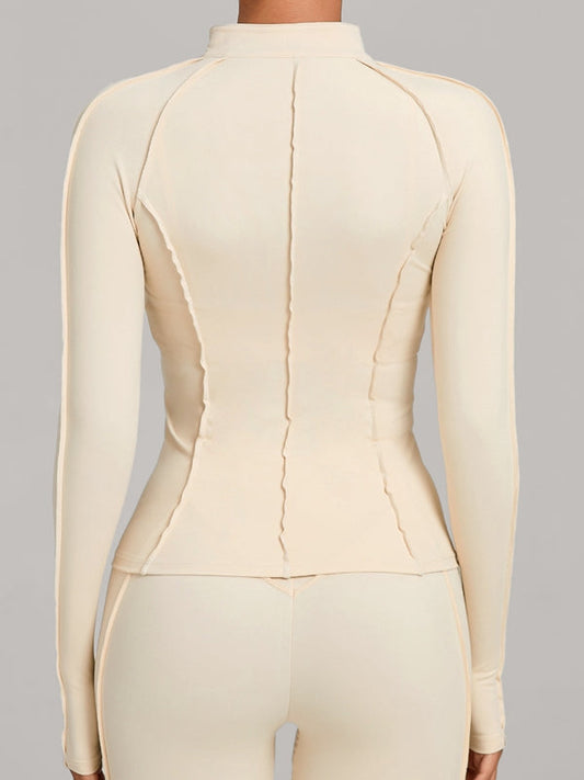 ZASUWA Female Stitch Zipper Jacket