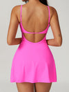 ZASUWA Female Backless Split 2 in 1 Quick-dry Dress