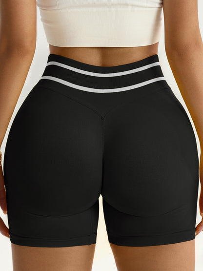 Stripes Seamless Booty Shorts