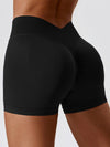 ZASUWA Female Sexy Deep V Back Scrunch Bum Shorts