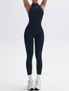 ZASUWA Female Backless Halter Deep V Back Jumpsuit
