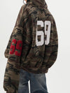 ZASUWA Feamle Pocket Camouflage Hoodie