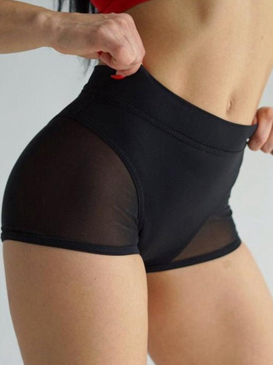ZASUWA Female Sexy Sheer Mesh Quick-dry Shorts