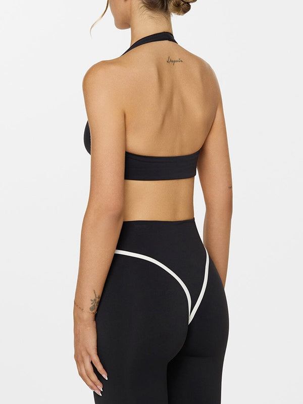 Stripes Push-Up High-rise Leggings