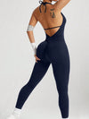 ZASUWA Female Hollow Out Backless Jumpsuit