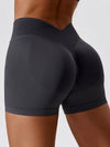 ZASUWA Female Sexy Deep V Back Scrunch Bum Shorts