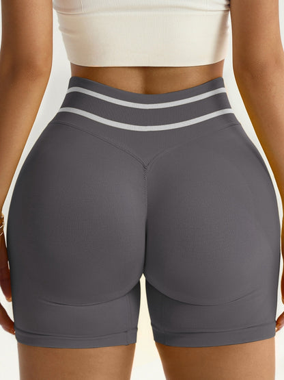Stripes Seamless Booty Shorts