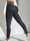 ZASUWA Female Faux Denim High-rise Leggings