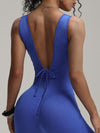 ZASUWA Female Unique Backless High Elastic Romper